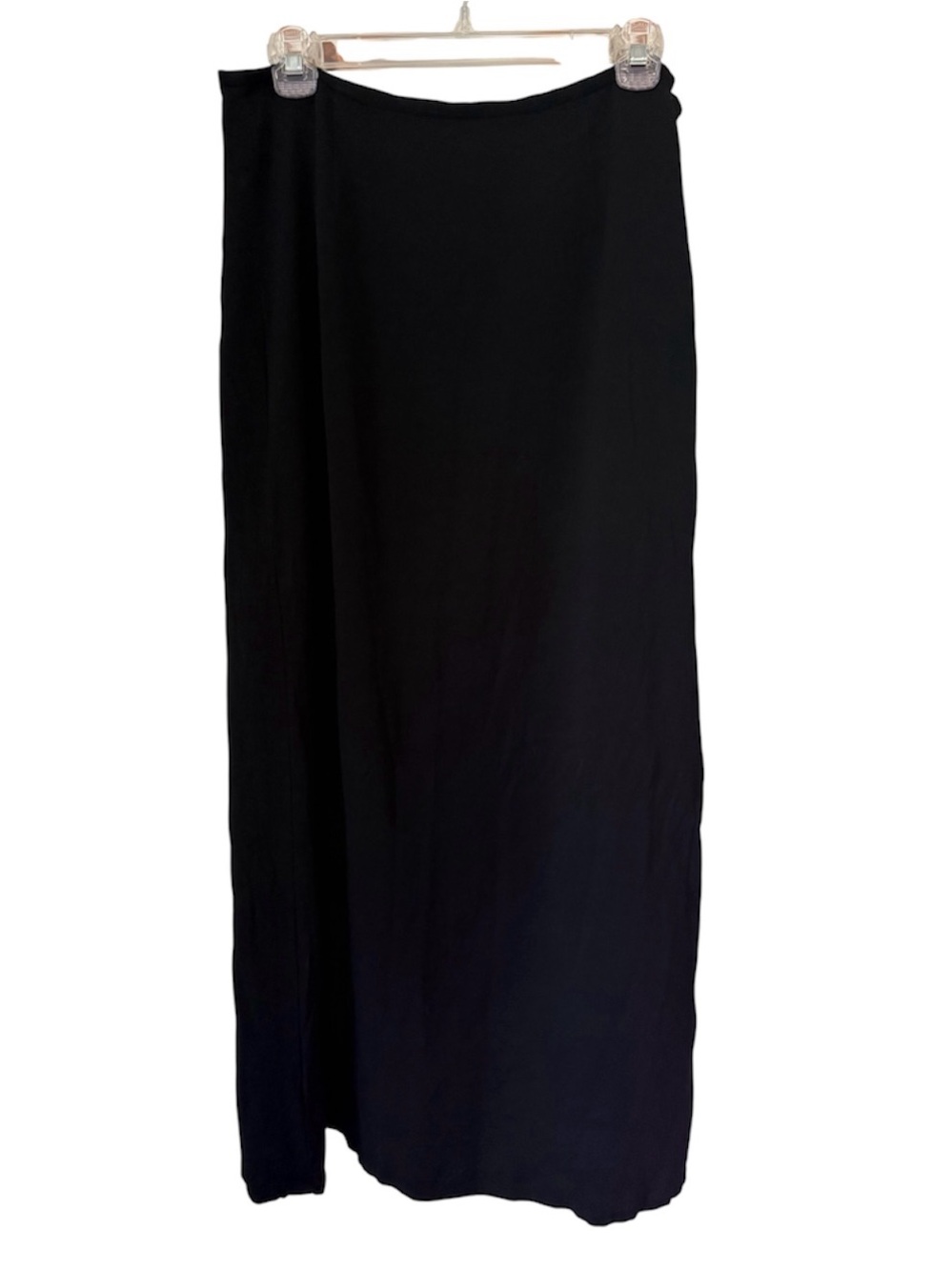 Johnny Was Collection Y2K Black Midi skirt Side zip Medium
